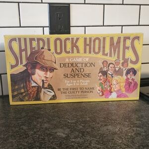 Sherlock Holmes Deduction And Suspense‎ Board Game 1980 Whitman NOS Htf Rare